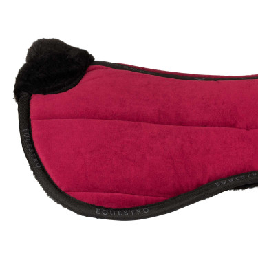 Ökologischer Wollschabracke Equestro Wein / Schwarz Rot