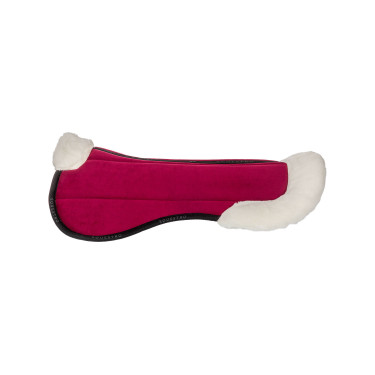 Ökologischer Wollschabracke Equestro Wein / schwarz / weiß