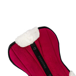 Ökologischer Wollschabracke Equestro Wein / schwarz / weiß