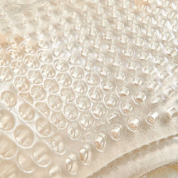 Gel-Stoßdämpfer vordere Erhöhung komplett aus Schafwolle Acavallo Transparent / naturfarben