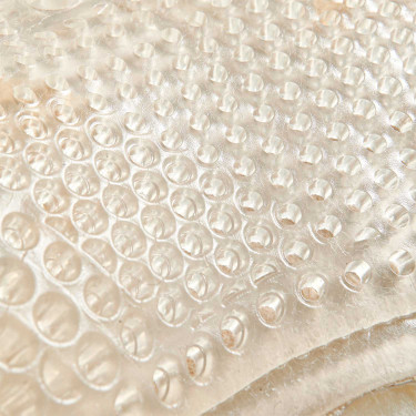 Gel-Stoßdämpfer vordere Erhöhung komplett aus Schafwolle Acavallo Transparent / naturfarben