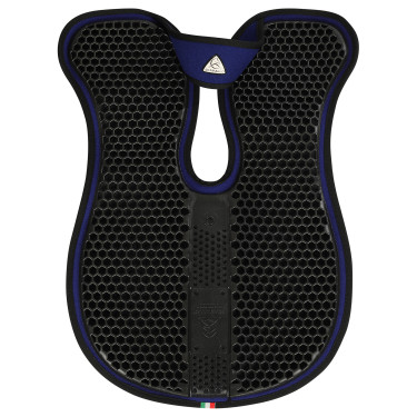 Hexagonales Gelpad 5mm dünn mit Filz Acavallo Blau