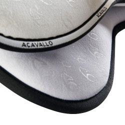 Formgedächtnis-Dämpfer mit Silikongrip und Bambusfaser Acavallo Weiß Weiß Formgedächtnis-Dämpfer mit Silikongrip und Bambusfaser Acavallo Weiß Weiß