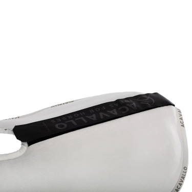 Dämpfer mit konfigurierbaren Taschen und Vorder- und Hintererhöhung Piuma WFS aus Wildleder Acavallo Dämpfer mit konfigurierbaren Taschen und Vorder- und Hintererhöhung Piuma WFS aus Wildleder Acavallo