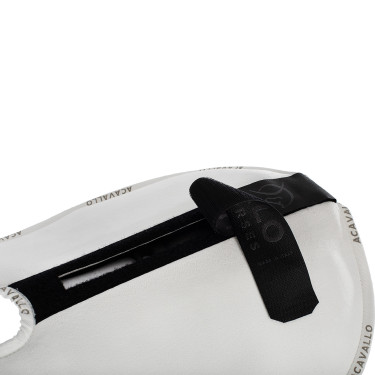 Dämpfer mit konfigurierbaren Taschen und Vorder- und Hintererhöhung Piuma WFS aus Wildleder Acavallo Dämpfer mit konfigurierbaren Taschen und Vorder- und Hintererhöhung Piuma WFS aus Wildleder Acavallo