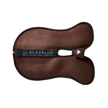 Dämpfer mit konfigurierbaren Taschen und Piuma WFS Pad aus flachem Wildleder Acavallo Dämpfer mit konfigurierbaren Taschen und Piuma WFS Pad aus flachem Wildleder Acavallo