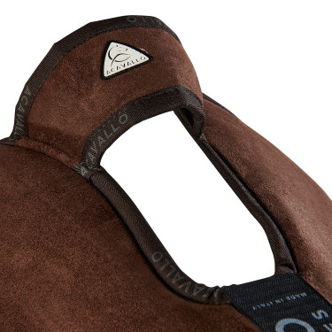 Dämpfer mit konfigurierbaren Taschen und Piuma WFS Pad aus flachem Wildleder Acavallo Dämpfer mit konfigurierbaren Taschen und Piuma WFS Pad aus flachem Wildleder Acavallo