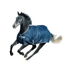 Bucas Freedom Turnout-Decke 150g Marine / Silber Blau