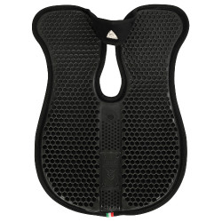 Acavallo Stoßdämpfer mit Widerristfreiheit, Memory-Schaum, hintere Erhöhung Schwarz