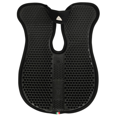 Acavallo Stoßdämpfer mit Widerristfreiheit, Memory-Schaum, hintere Erhöhung Schwarz