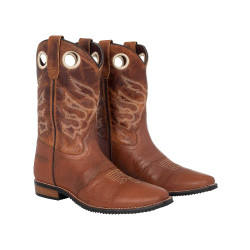 Westernstiefel Pro-tech Style California Braun / Schokolade