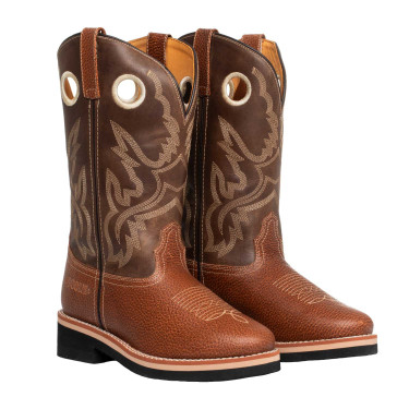 Westliche Pro-tech Buckaroo-Stiefel aus Leder Westliche Pro-tech Buckaroo-Stiefel aus Leder