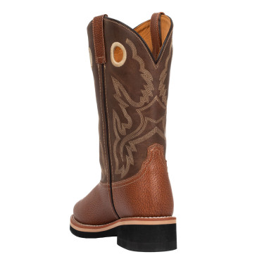 Westliche Pro-tech Buckaroo-Stiefel aus Leder Westliche Pro-tech Buckaroo-Stiefel aus Leder