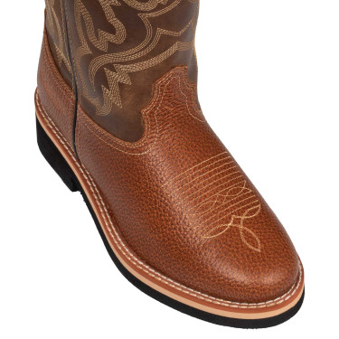 Westliche Pro-tech Buckaroo-Stiefel aus Leder Westliche Pro-tech Buckaroo-Stiefel aus Leder