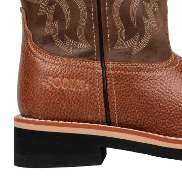 Westliche Pro-tech Buckaroo-Stiefel aus Leder Westliche Pro-tech Buckaroo-Stiefel aus Leder