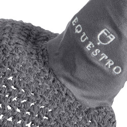 Langes Fliegenohrennetz Equestro Grau Langes Fliegenohrennetz Equestro Grau