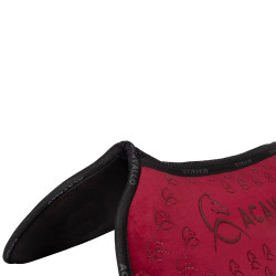 Acavallo Close Contact Stoßdämpfer mit Memoryschaum, Grip und Wirbelkanal Weinrot