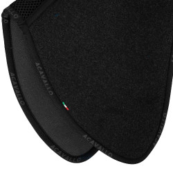 Acavallo CSO Stoßdämpfer Filz Close Contact mit Wirbelkanal und Memory-Schaum Schwarz