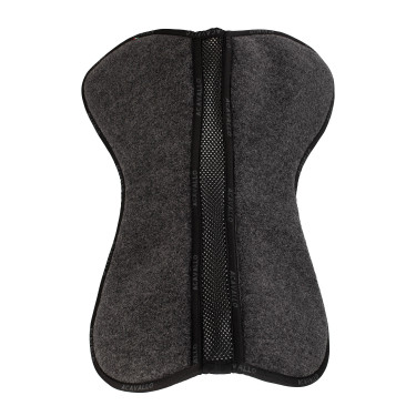 Amortisseur Acavallo CSO feutre Close Contact avec gouttière et mémoire de forme Charbon gris
