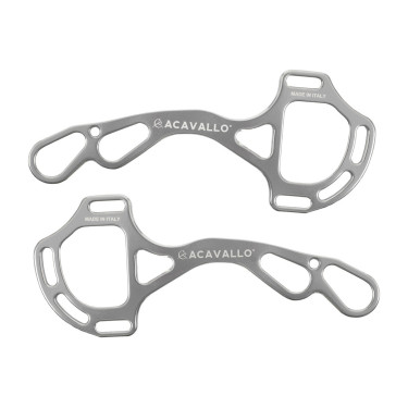 Zweige Hackamore Acavallo Alupro Aluminium Silber