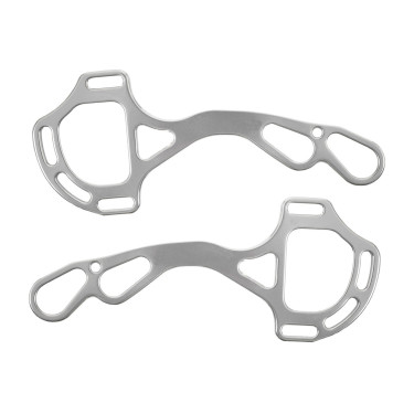 Zweige Hackamore Acavallo Alupro Aluminium Silber