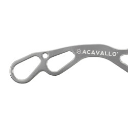 Zweige Hackamore Acavallo Alupro Aluminium Silber