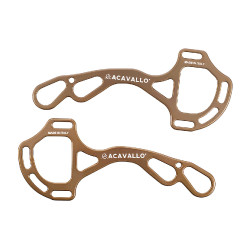 Zweige Hackamore Acavallo Alupro Bronze Braun