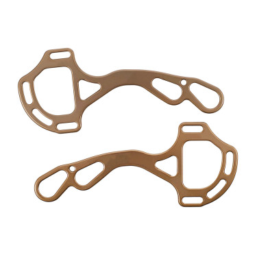 Zweige Hackamore Acavallo Alupro Bronze Braun
