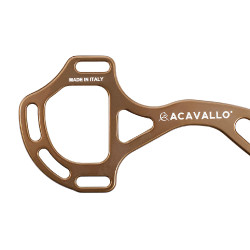 Zweige Hackamore Acavallo Alupro Bronze Braun