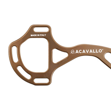 Zweige Hackamore Acavallo Alupro Bronze Braun