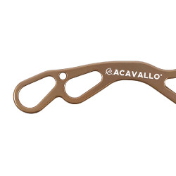 Zweige Hackamore Acavallo Alupro Bronze Braun
