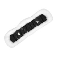 Anatomische Acavallo-Hülle Kurzgurt Gel & Lammfell Weiß Wei&amp;amp;amp;amp;amp;amp;szlig;