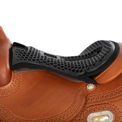 Sattelsitzbezug Acavallo Ortho-Coccyx Western Gel Hexagonal Dri-Lex 20mm Schwarz