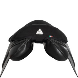 Acavallo Classic Obstacle Gel 20mm Dri-Lex Sitzbezug Schwarz
