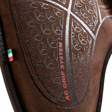 Acavallo Stoßdämpfer mit Grip und Memoryschaum Close Contact Braun / Bronze