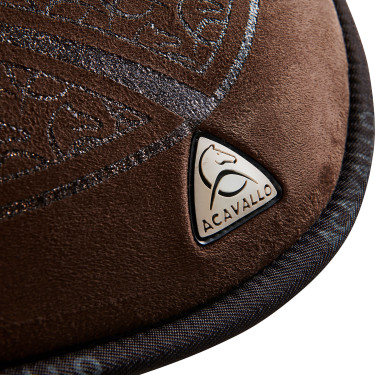 Acavallo Stoßdämpfer mit Grip und Memoryschaum Close Contact Braun / Bronze