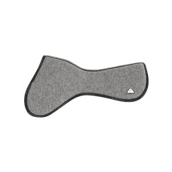 Acavallo Close Contact Stoßdämpfer mit Memory-Schaum und reiner Schurwolle Grau