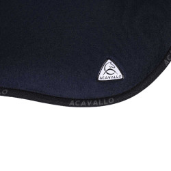 Acavallo Stoßdämpfer mit Memory-Schaum hintere Erhöhung Blau
