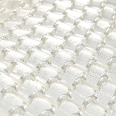 Atmungsaktiver Acavallo Gel-Sattelkissen mit Lammfellrand Transparent / naturfarben