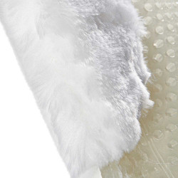 Acavallo Classic Gel Stoßdämpfer mit Lammfell Transparent / Weiß