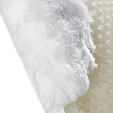 Acavallo Classic Gel Stoßdämpfer mit Lammfell Transparent / Weiß