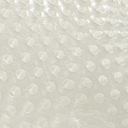 Acavallo Classic Gel Stoßdämpfer mit Lammfell Transparent / Weiß