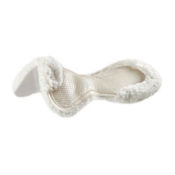 Acavallo Classic Gel Stoßdämpfer mit Lammfell Transparent / naturfarben