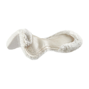 Acavallo Classic Gel Stoßdämpfer mit Lammfell Transparent / naturfarben