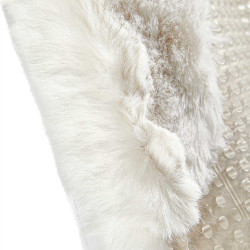 Acavallo Classic Gel Stoßdämpfer mit Lammfell Transparent / naturfarben