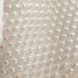 Acavallo Classic Gel Stoßdämpfer mit Lammfell Transparent / naturfarben