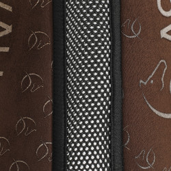 Spezieller Close Contact Stoßdämpfer mit Memory-Schaum und Silikongrip Braun