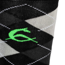 Chaussettes Acavallo en Coton avec Strass Noir / anthracite / strass gris Chaussettes Acavallo en Coton avec Strass Noir / anthracite / strass gris
