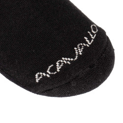 Wadenlange Socken aus Baumwolle Acavallo Schwarz
