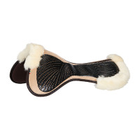 Acavallo Close Contact Classic Gel Stoßdämpfer mit Memory-Schaum und Lammfell Sand / Natur Beige